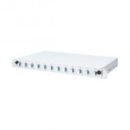 19" Glasfaser LWL Spleißbox, 24x LC