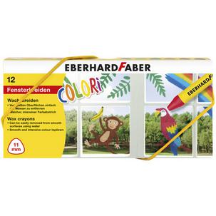 Fenster-Wachsmalkreide COLORI, 12er Kartonbox 524112
