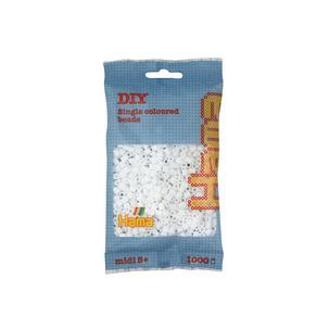 Bügelperlen midi, im Beutel - weiß 207-70