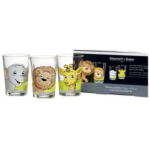 Trinkglas AFRIKATIERE, 3er Set 674187