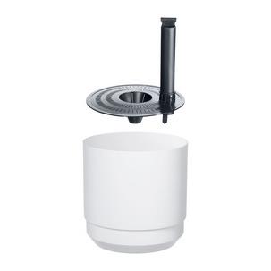 Symbolbild: Blumentopf PAULINA, weiß 48565