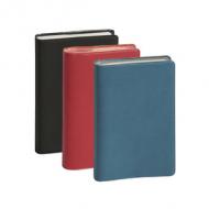 EXACOMPTA Agenda de poche MINI 11 SEMAINE, 2026, assorti 75 x 115 mm, 1 semaine sur 2 pages, couverture Winner PVC lisse, toucher doux, papier ivoire, tranche or, assorti en noir, rouge, bleu canard, répertoire en paquet de 5 pices (11440E), Verpackungseinheit:     5 Stück