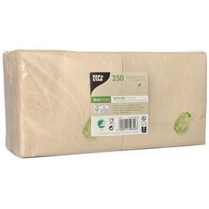 Cocktail-Servietten natur, 240 x 240 mm 89153