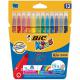 Fasermaler Kid Couleur medium, 12er Kartonetui 516820