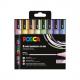Pigmentmarker POSCA PC5M, 4er Etui, neonfarben PC5M/4APF ASS75