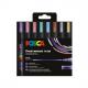 Pigmentmarker POSCA PC5M, 4er Etui, neonfarben PC5M/4APF ASS75