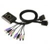 Kabel KVM Switch DVI + USB + Audio