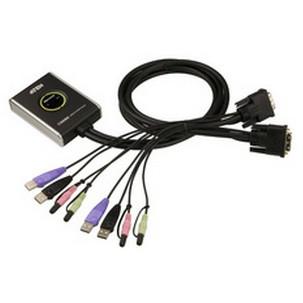 Kabel KVM Switch DVI + USB + Audio CS682