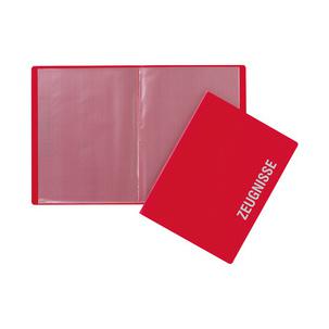 Zeugnismappe, DIN A4, rot 21008-13