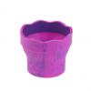 Wasserbecher CLIC & GO, pink marmoriert