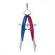 Zirkel Mars Comfort 556, blau / lila - im Klappdeckeletui 556 00-MA1