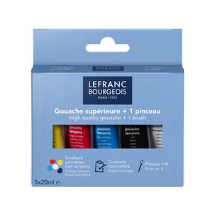 Gouachefarbe, 5 x 20 ml, im Kartonetui 301915