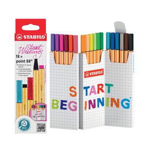 Fineliner point 88® - 18er Zick-Zack Tischset 8818/5