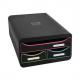 Schubladenbox SMALL-BOX, schwarz / harlekin 311798D