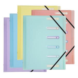 Ordnungsmappe Chromaline Pastell, PP, DIN A4, farbig sortiert 56170E