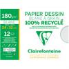 Zeichenpapier Recycling "Blanc à Grain", 240 x 320 mm