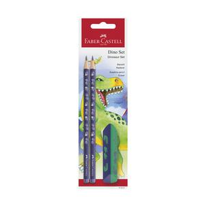 Schreibset Dino, 3-teilig, Blisterkarte 111517