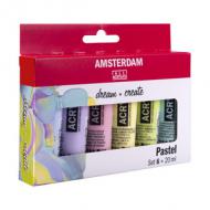 Acrylfarbe AMSTERDAM Set PASTELL