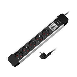 Steckdosenleiste mit LCD-Display LPS286