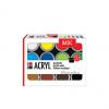 Acrylfarben-Set BASIC, 12 x 18 ml