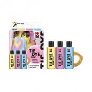 Batikfarben-Set TIE DYE, Pastellfarben