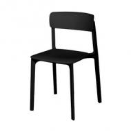 Outdoor-Besucherstuhl OTHO, schwarz