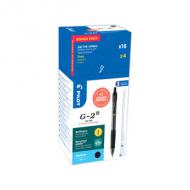 Gelschreiber G-2+ 07 - VALUE PACK, schwarz