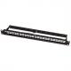 19" Keystone Patch Panel, 24 Port, schwarz&nbsp;NK4073
