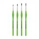 Synthetikhaarpinsel-Set GREEN WINNER (rund/flach), auf Blister 579927