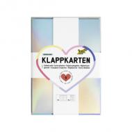 Klappkarten-Set, irisierend