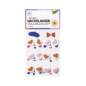 Wackelaugen HEARTS M 750130