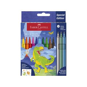 Fasermaler Dino, 10+3 Kartonetui 554214