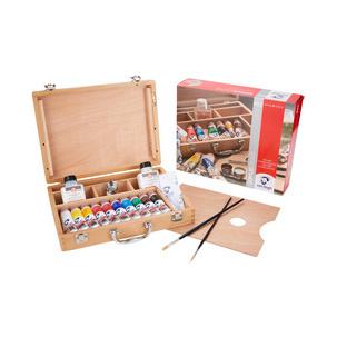 Van Gogh Holzkoffer-Set Acrylfarbe Basic 22840513