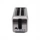 4-Scheiben-Toaster Dual Inox, Seitenansicht LB 8697