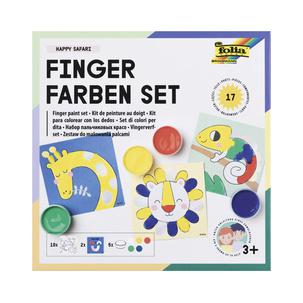 Fingerfarben-Set HAPPY SAFARI 48211