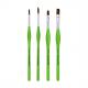 Synthetikhaarpinsel-Set GREEN WINNER (rund/flach) 579926