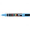 Pigmentmarker POSCA PC-5BR BRUSH, hellblau