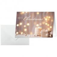 Weihnachtskarte "Golden Glow"
