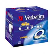 Verbatim AZO Wide Inkjet Printable CD-R, 700 MB, 52x, JC Inkjet bedruckbar, Printable Surfa (weiß), SuperAZO Dye, 80 Minuten gepackt zu 10 Stück (Hülle)