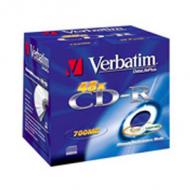 Verbatim AZO Crystal CD-R 80 Minuten, 700 MB, 52x, JC Crystal Surfa  im Hülle gepackt zu 10 Stück (43327)