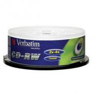 Verbatim High Speed CD-RW 80 Minuten, 700 MB, 10x, SP 10er Spindel (43480)