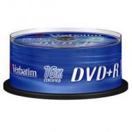Verbatim DVD+R 120 Minuten, 4,7 GB, 16x, Inkjet bedruckbar Foto Printable Surfa 50er Spindel (43512)