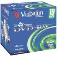 Verbatim DVD-RW Matt Silver, 4,7 GB, 4x, 25er Spindel Scratch Resistant Surfa  120 Minuten (43639)