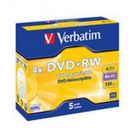 Verbatim Medium DVD+RW  /  4.7 GB  /  4x  /  DLP  /  005er  /  JC (43229)