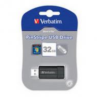 Verbatim Flashdrive 032GB Pinstripe Store n Go 11R / 8W schwarz (49064)