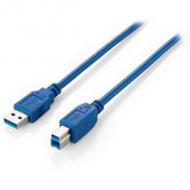 Equip Kabel USB 3.0 Verbindung  /  01,00m  /  StA - StB  /  blau (128291)
