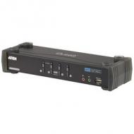 DVI Dual Link KVM Switch mit USB Hub, USB + DVI, 4-fach