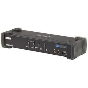 DVI Dual Link KVM Switch mit USB Hub, USB + DVI, 4-fach CS1784A