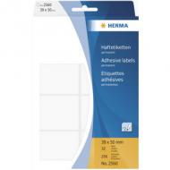 HERMA Vielzweck-Etiketten, 39 x 50 mm, weiß, Großpackung Inhalt: 256 Stück (2560)