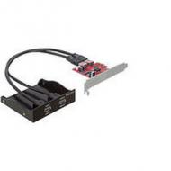 Delock frontpanel 3,5" 2x usb3.0 + pcie card (2x usb3.0 int) (61775)